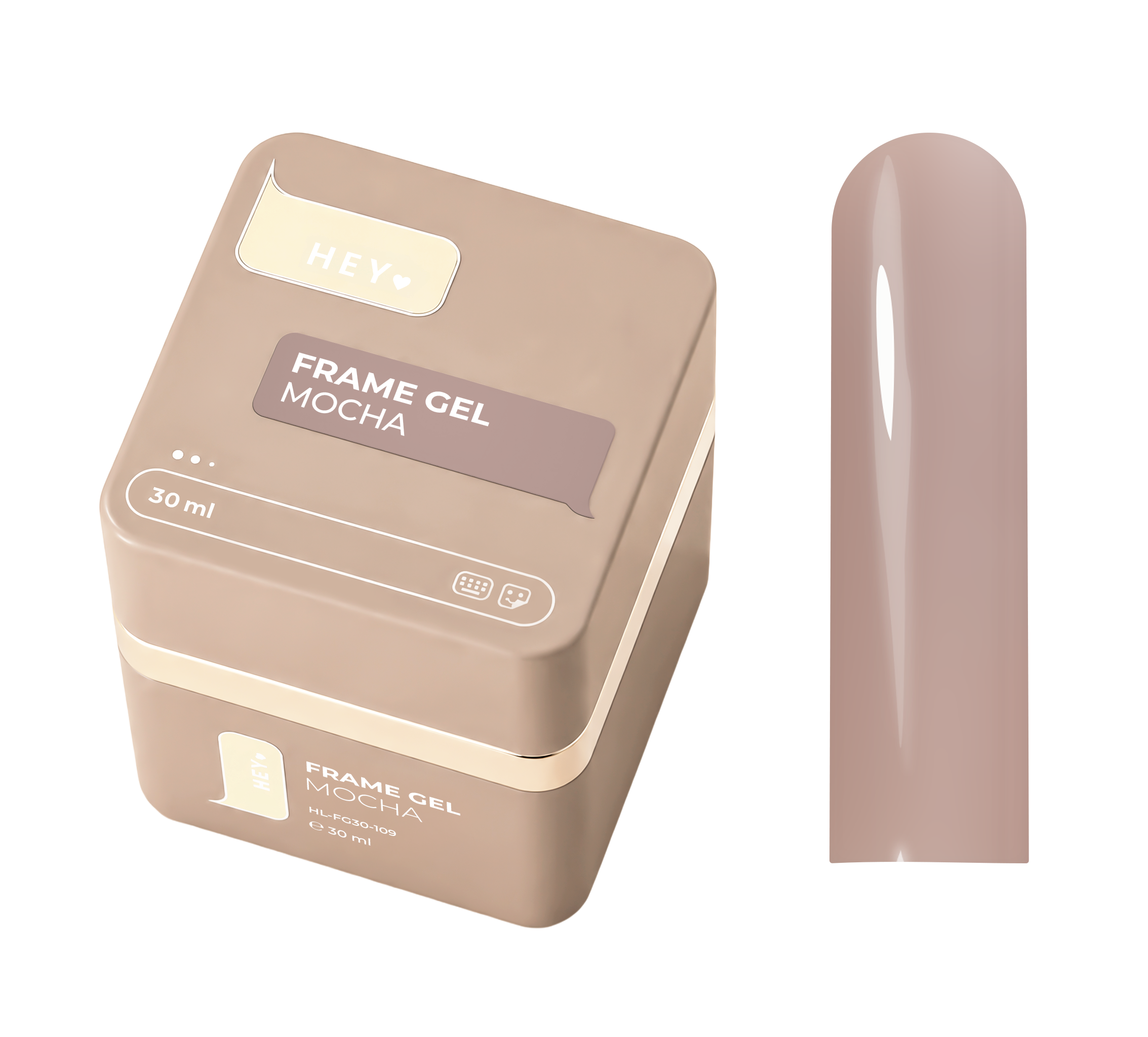 HEYLOVE. Frame Gel, MOCHA, with pump 30 ml